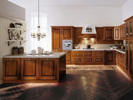 Cucina Classica con penisola Castellana 06 di Ar-Tre