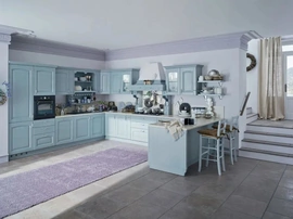 Cucina Classica con penisola Barchessa 01 di Ar-Tre