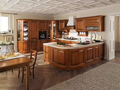 Cucina Classica con penisola Castellana 01 di Ar-Tre