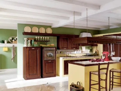 Cucina in Muratura con isola Paesana di Ar-Tre