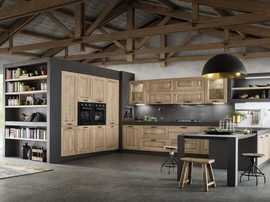 Cucina in Muratura con penisola I Masselli 01 di Ar-Tre