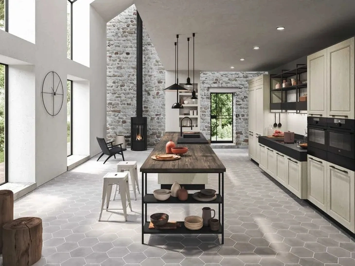 Cucina Moderna con isola Cloe 04 di Ar-Tre