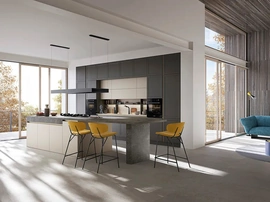 Cucina Moderna con isola Elite 02 di Ar-Tre