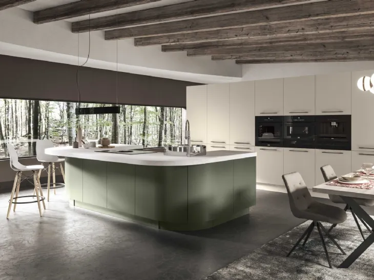 Cucina Moderna ad isola Berlino di Ar-Tre