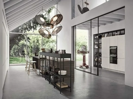 Cucina Moderna con isola Fly Evo Flo Evo 01 di Ar-Tre