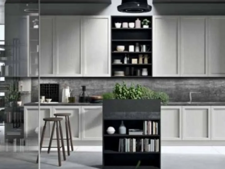 Cucina Moderna lineare di ispirazione nordica Infinity 04 di Ar-Tre