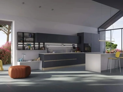 Cucina Moderna con isola Sky 02 di Ar-Tre